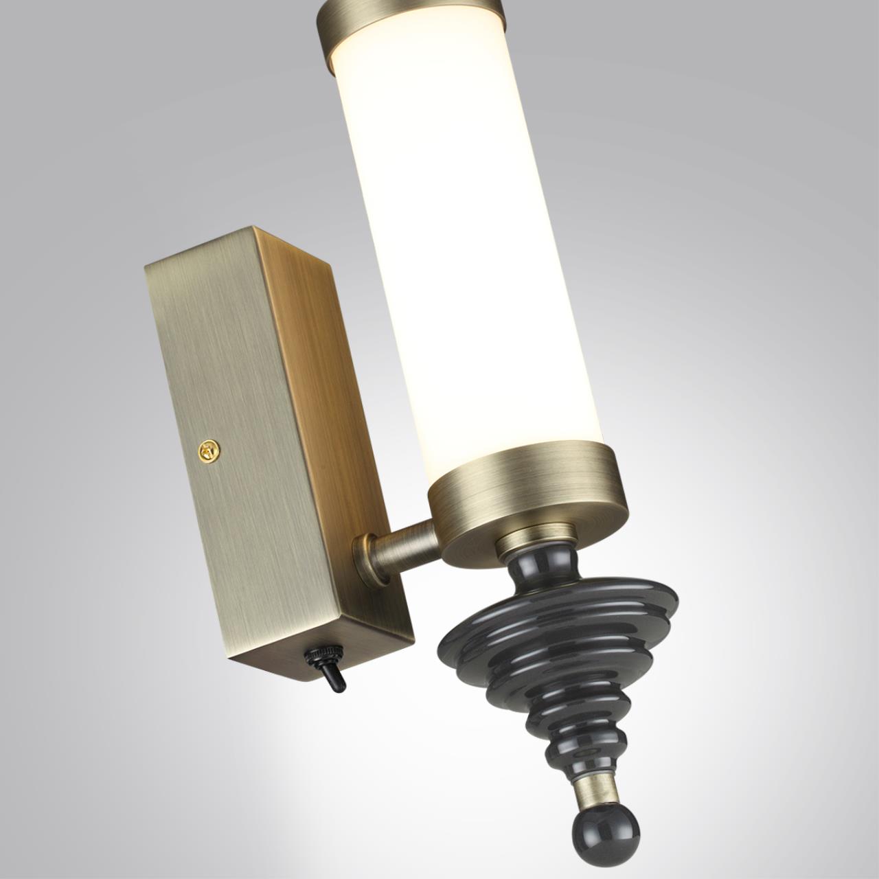 Настенный светильник ODEON LIGHT EXCLUSIVE L-VISION ULA бронзовый, латунь LED*1 11W