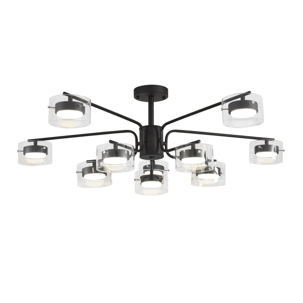 Светильник потолочный LUMION COMFI NATALINA черный GX53*10 10W