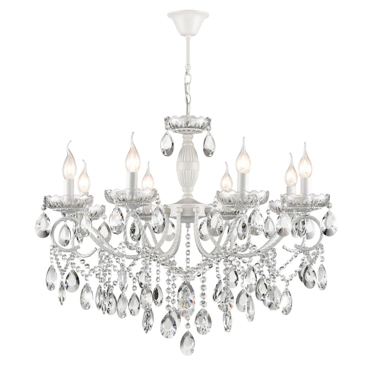 Люстра LUMION CLASSI SNOW белый E14*8 10W