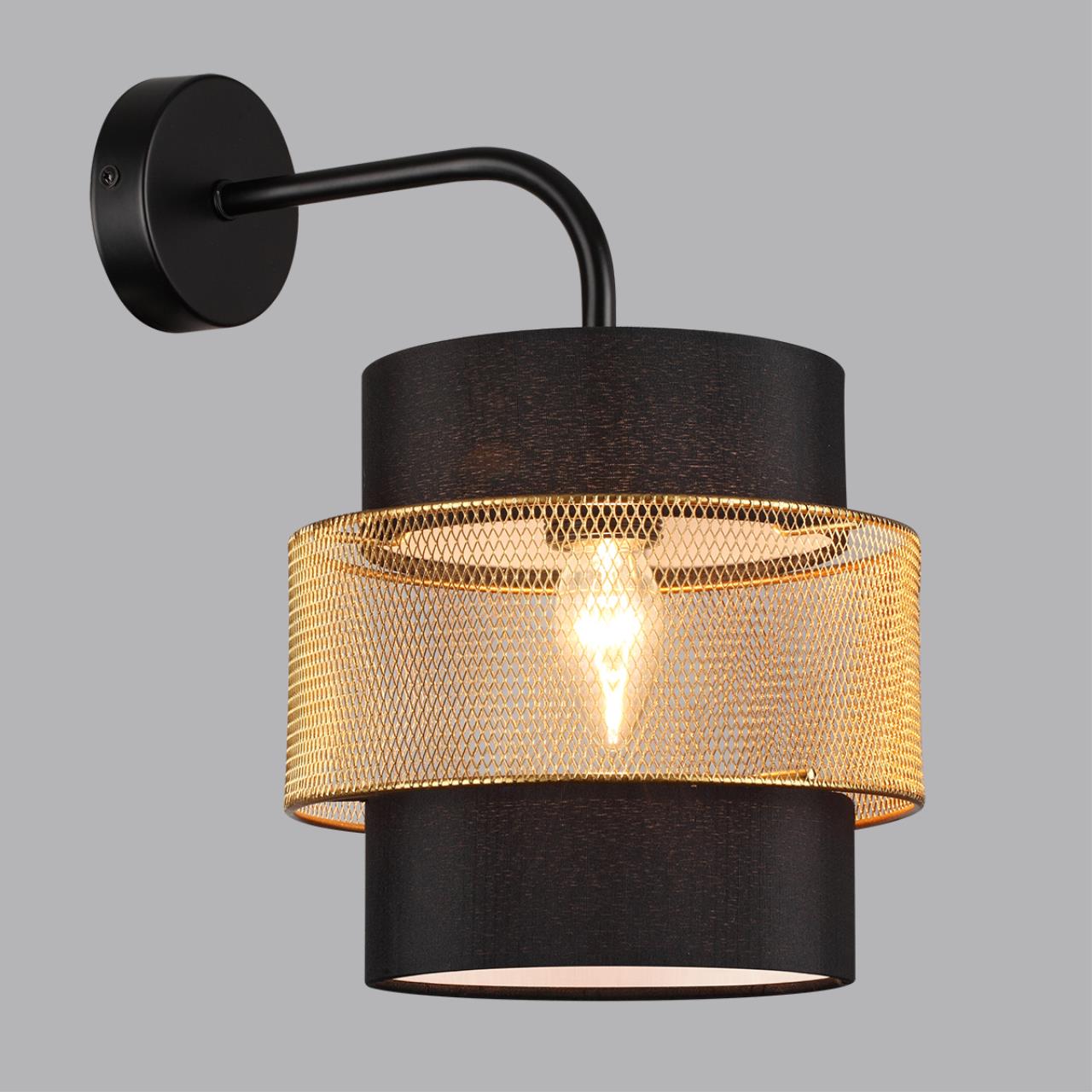 Бра LUMION MODERNI ANIMAISA черный, золотой