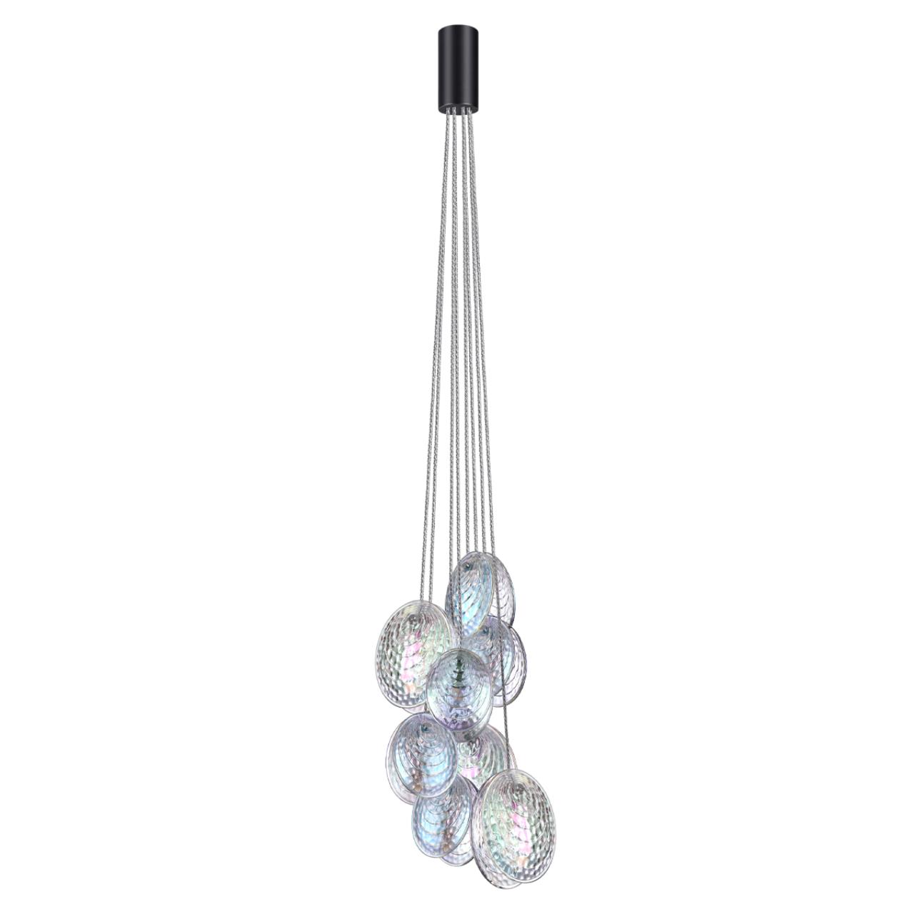 Люстра ODEON LIGHT MODERN MUSSELS черный, перламутровый G9*8 10W