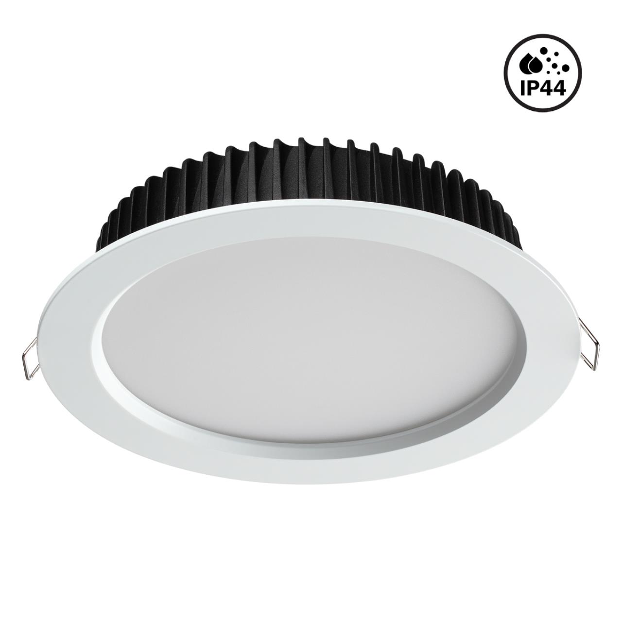 Светильник встраиваемый (драйвер в комплект не входит) NOVOTECH SPOT DRUM белый LED 20W 4000К