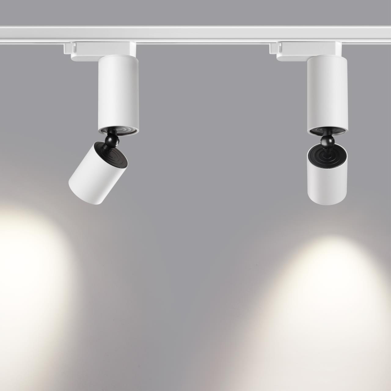 Светильник светодиодный однофазный трехжильный трековый NOVOTECH PORT TUBO белый LED 10W