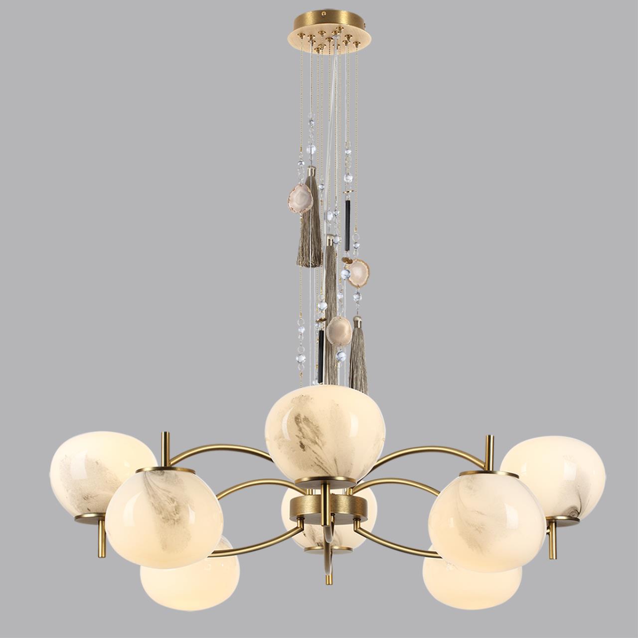 Люстра ODEON LIGHT EXCLUSIVE MODERN FIOLENT античная бронза, латунь