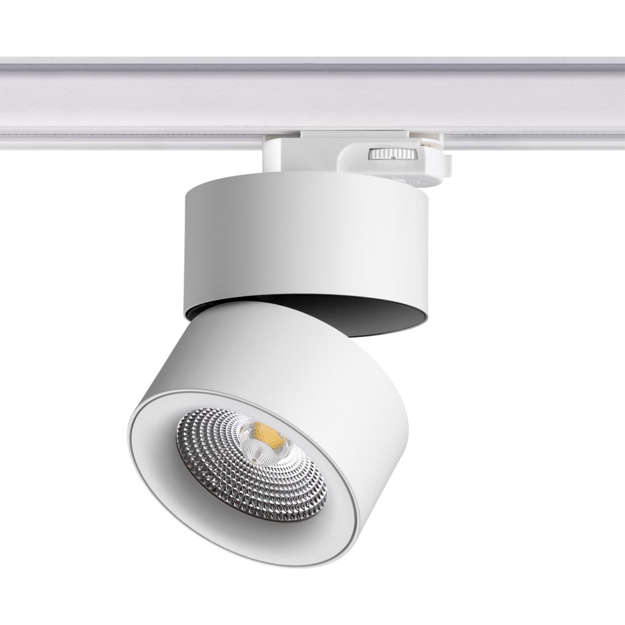 Трехфазный трековый светодиодный светильник NOVOTECH PORT GRODA белый LED*1 25W