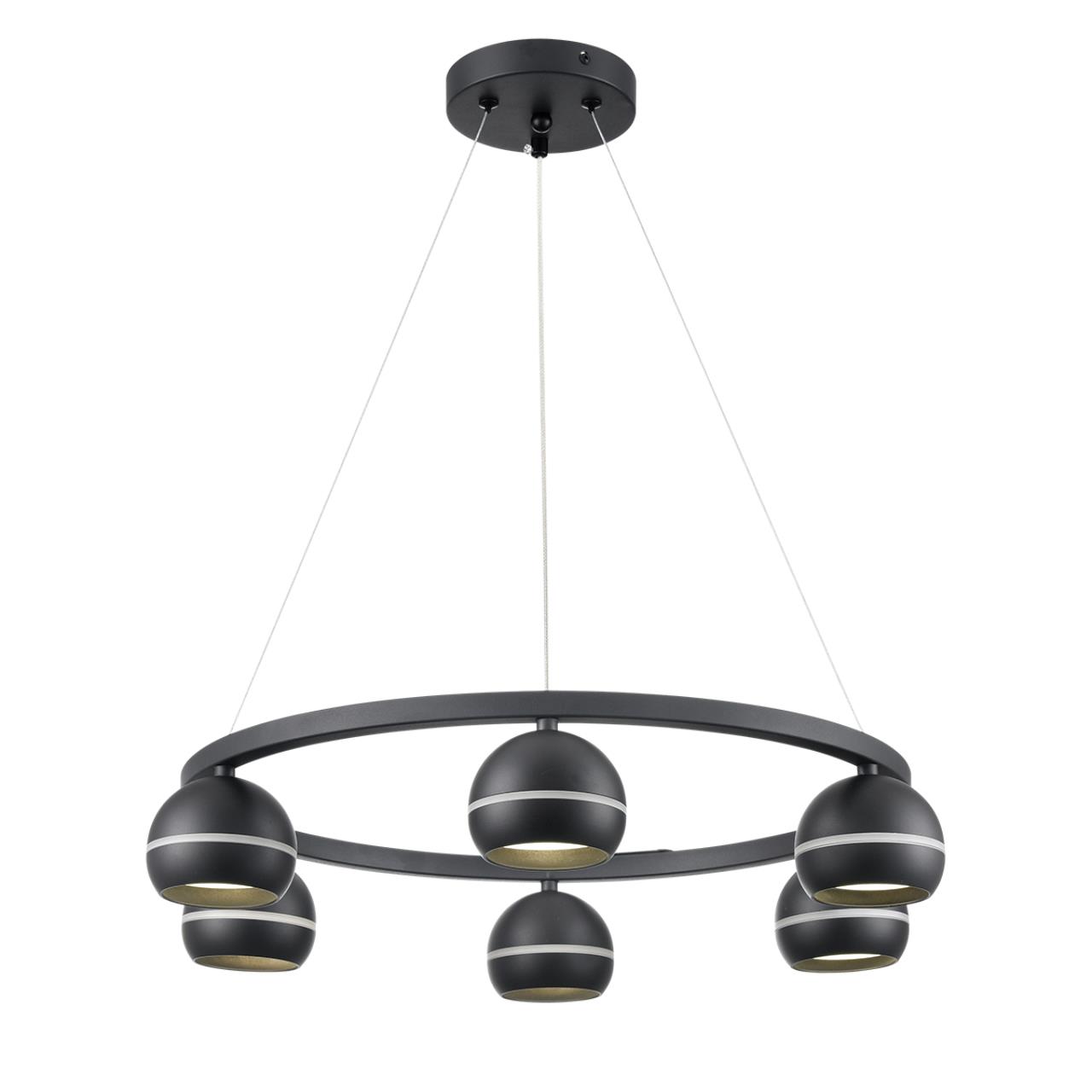 Люстра подвесная LUMION COMFI LUAZANA черный GX53*6 10W