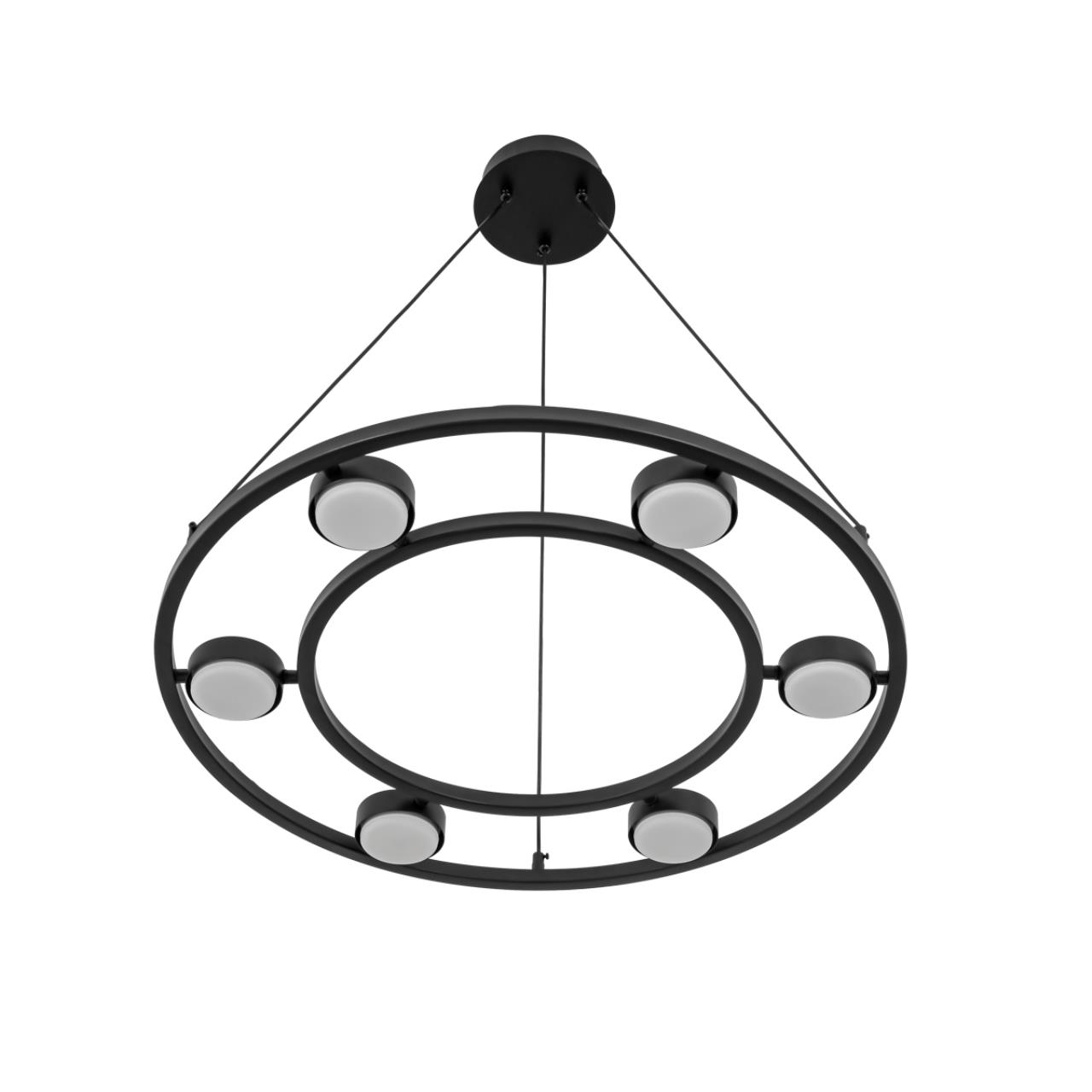 Люстра подвесная LUMION MODERNI TORINA черный GX53*6 10W
