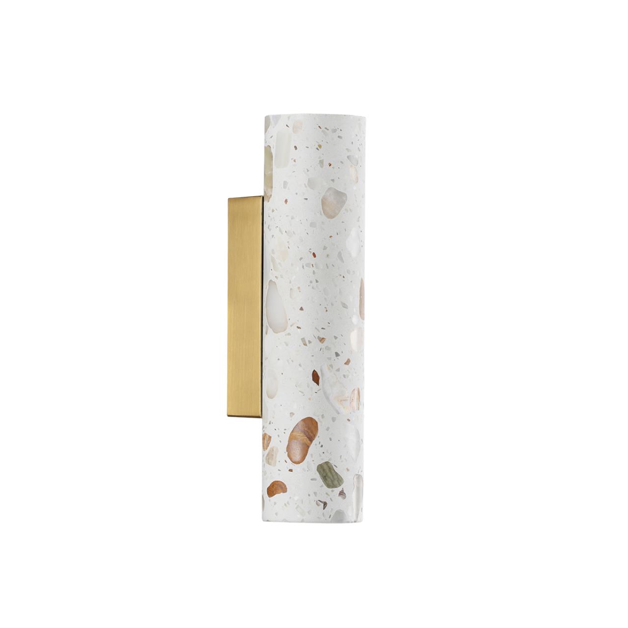 Настенный светильник ODEON LIGHT L-VISION TERRAZZO бронзовый LED*2 12W