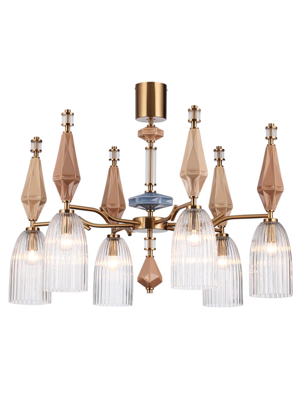 Люстра ODEON LIGHT EXCLUSIVE MODERN TERRA античная бронза, латунь E14*6 10W