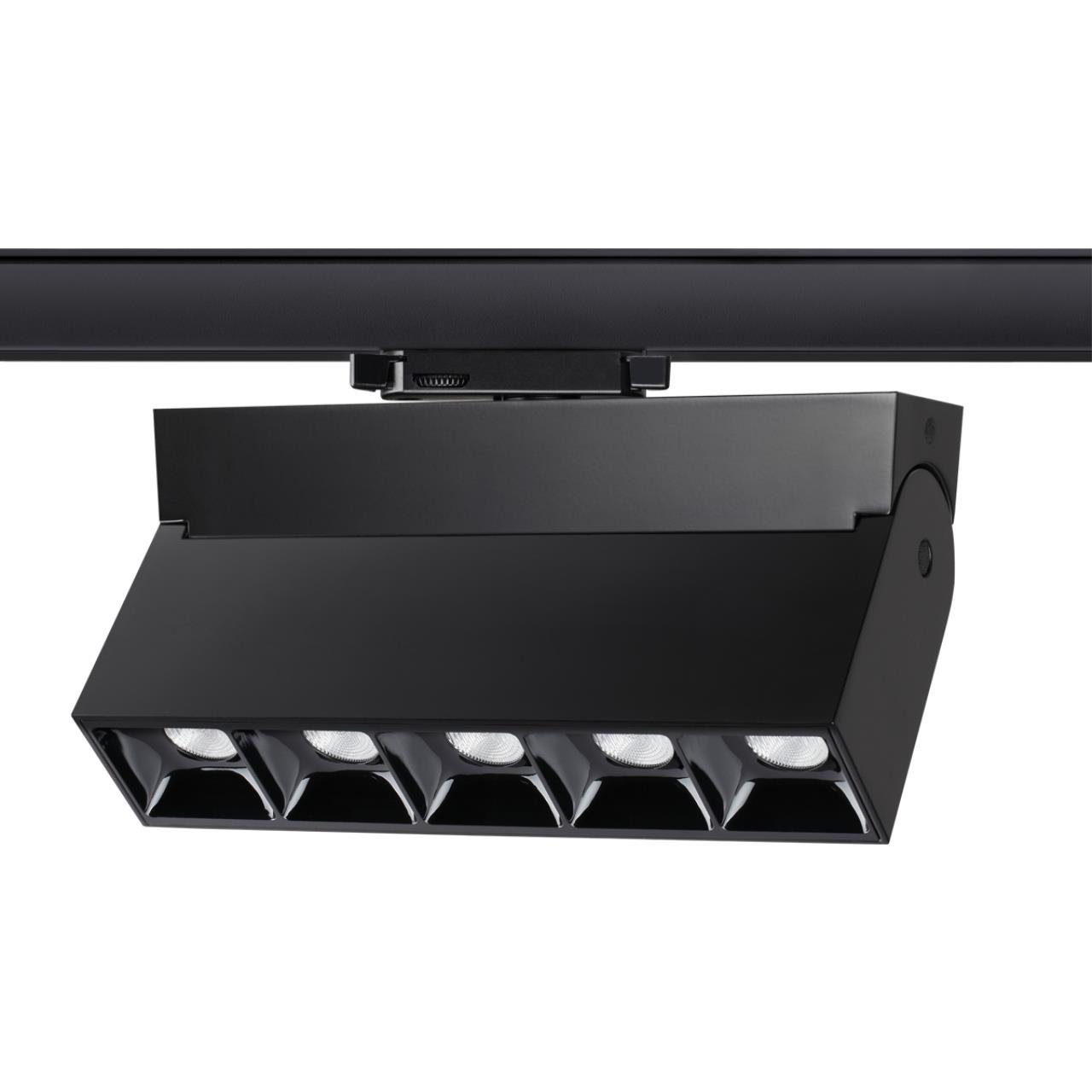 Трехфазный трековый свтильник NOVOTECH PORT EOS черный LED 25W