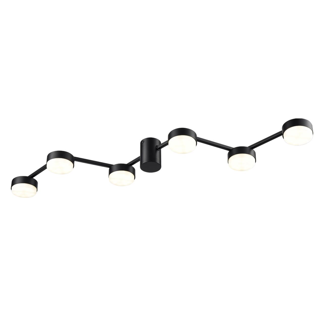 Люстра потолочная LUMION COMFI SANATA черный GX53*6 10W