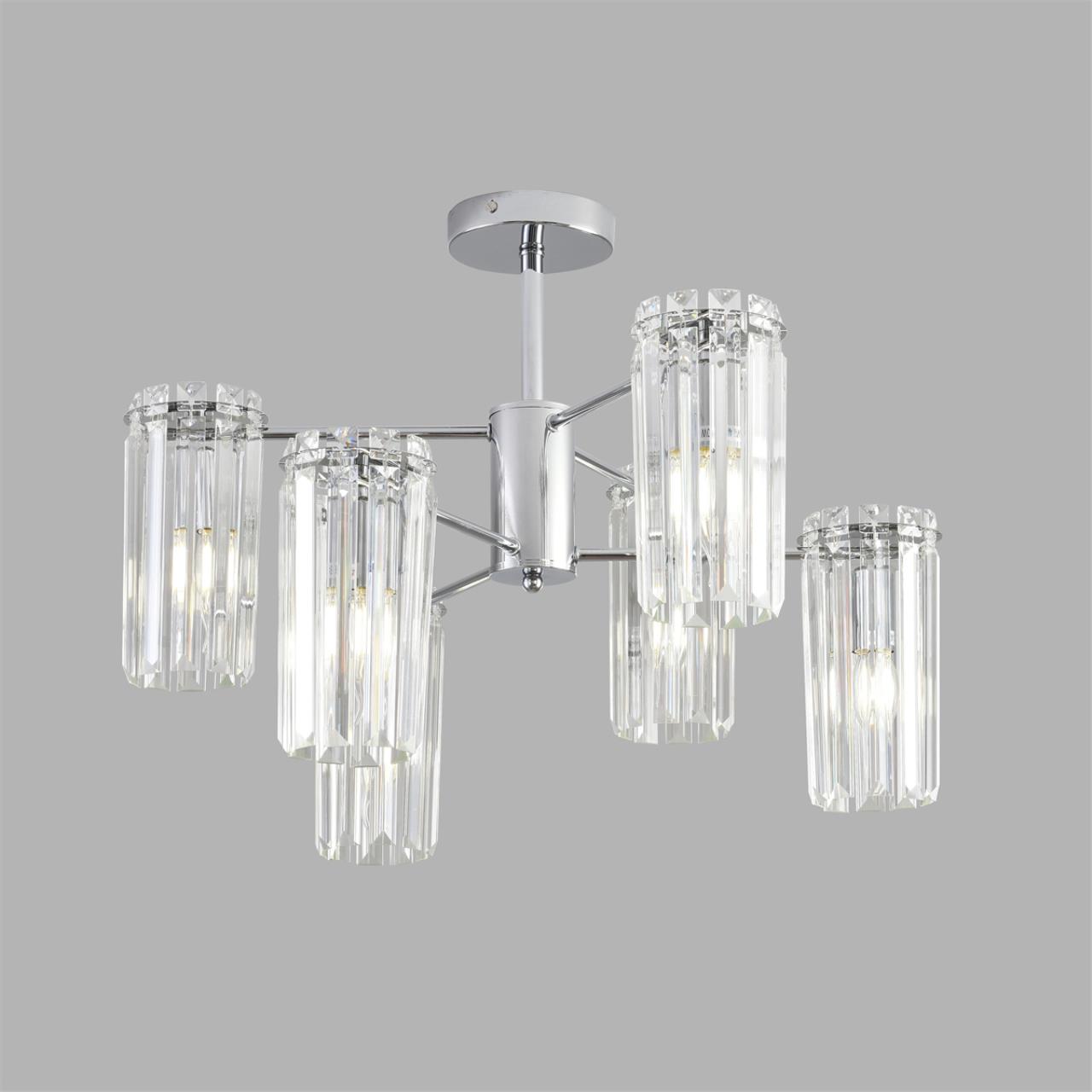 Люстра подвесная LUMION CLASSI FAVLA хром E14*6 10W