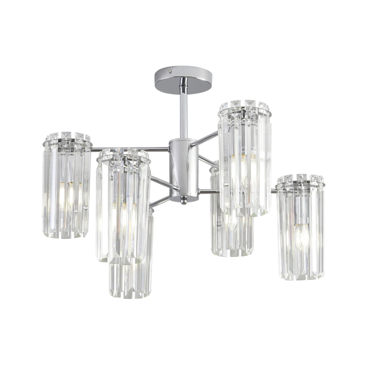 Люстра подвесная LUMION CLASSI FAVLA хром E14*6 10W