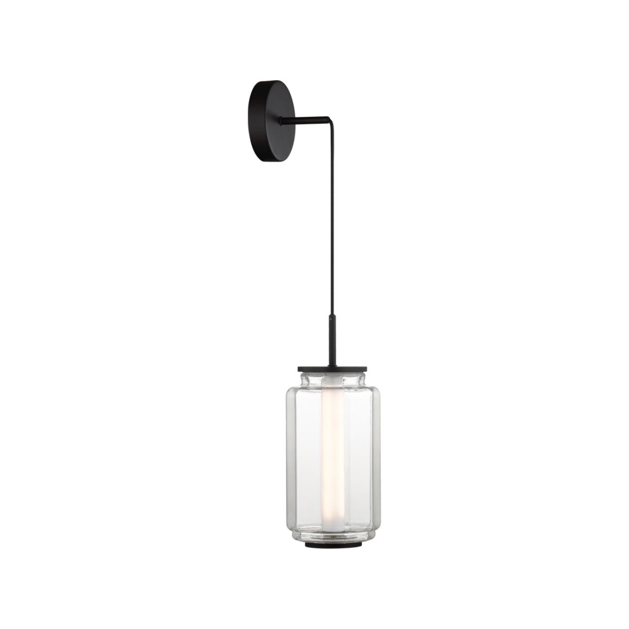Подвес ODEON LIGHT EXCLUSIVE HIGHTECH JAM черный LED*1 11W 3000К плафон прозрачный