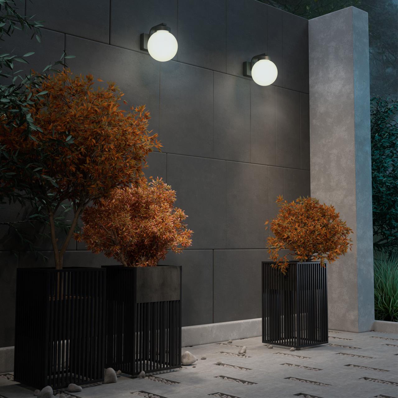 Уличный фасадный светильник NOVOTECH STREET NAMI черный E27*1 10W