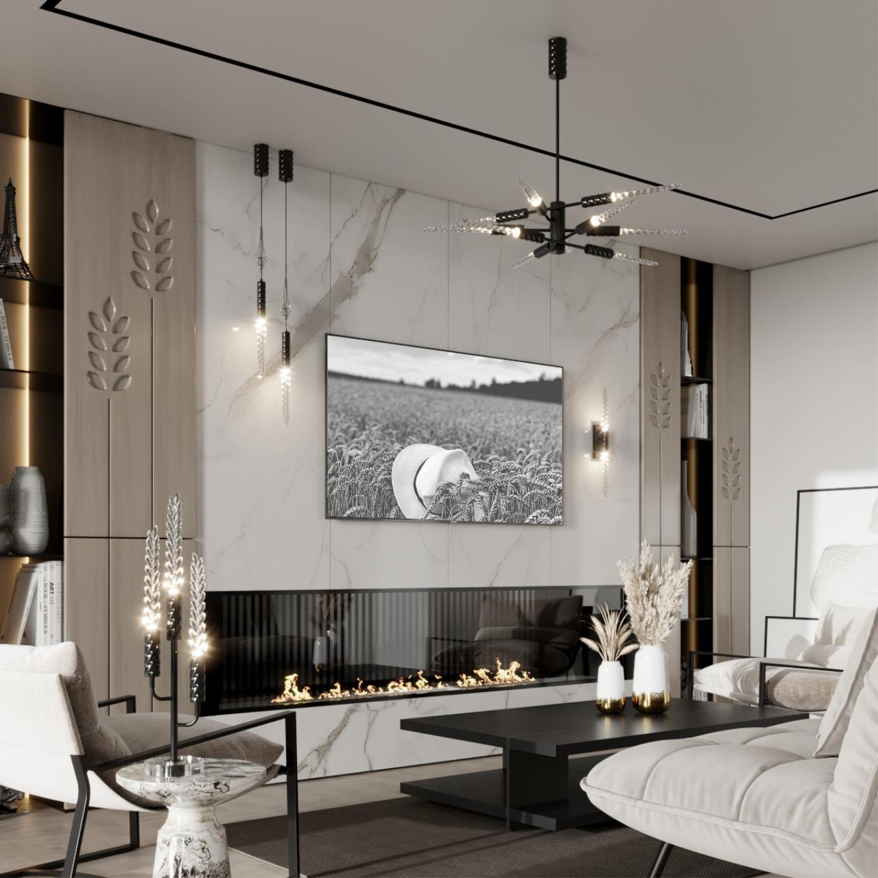 Подвес ODEON LIGHT EXCLUSIVE L-VISION KOLOS черный