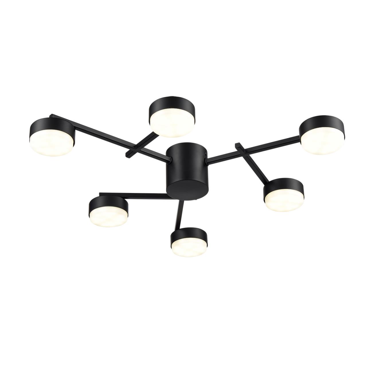 Люстра потолочная LUMION COMFI DABRA черный GX53*6 10W