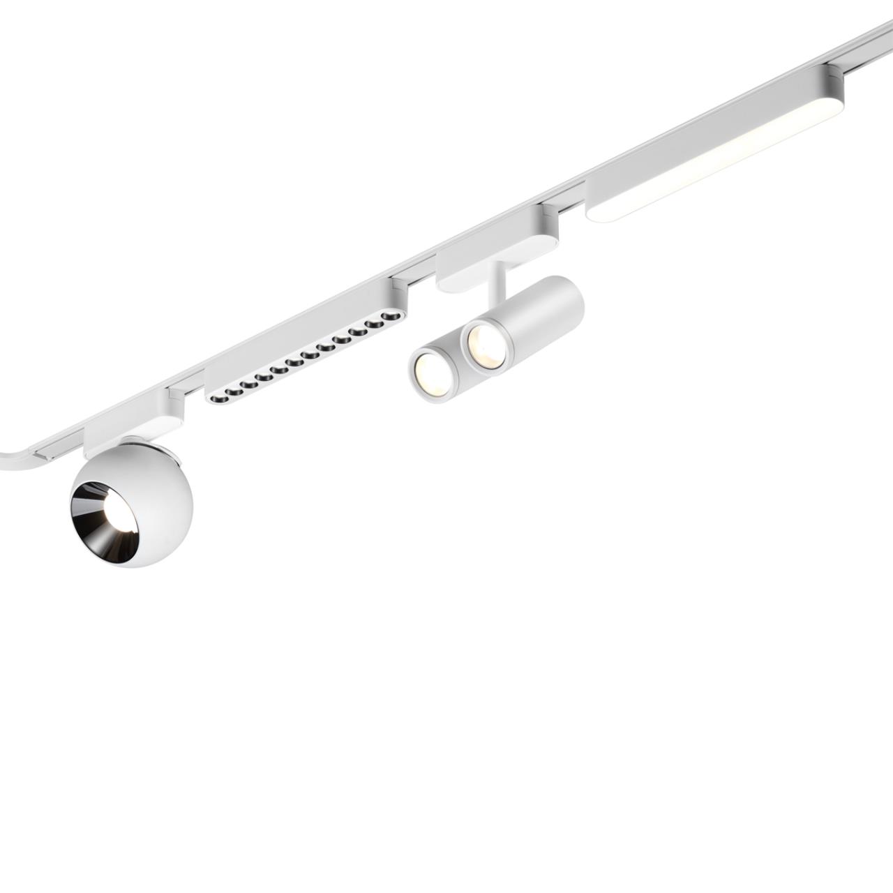Трековый светильник для низковольтного шинопровода NOVOTECH SHINO SMAL белый LED*1 12W 4000К
