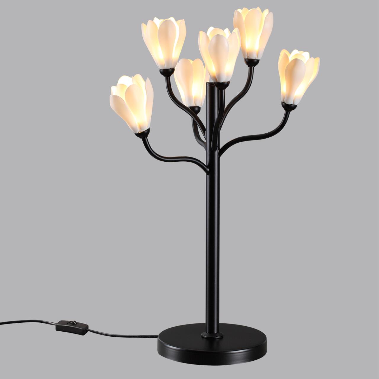 Настольная лампа ODEON LIGHT MODERN GARDI черный