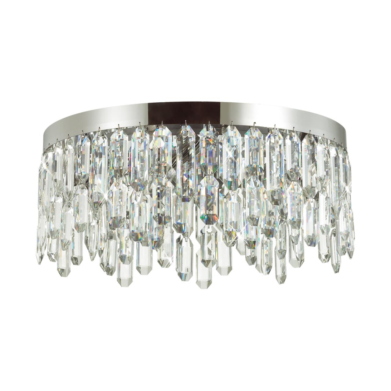 Люстра ODEON LIGHT HALL DAKISA хром E14*6 10W  потолочная