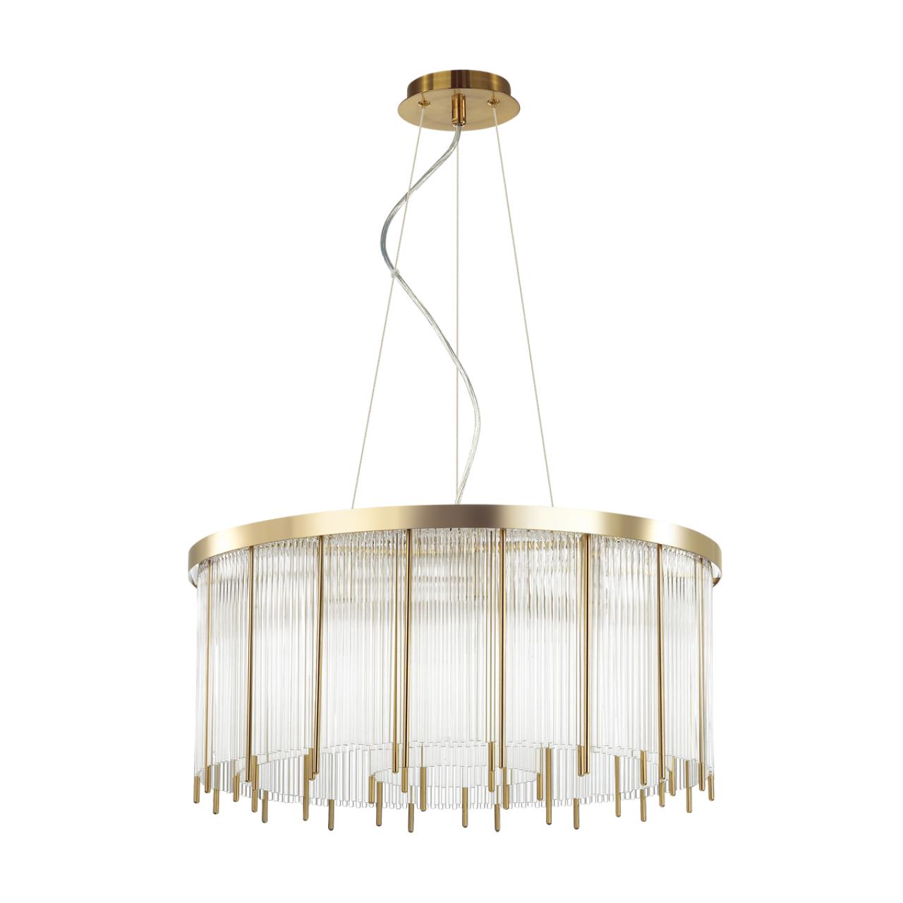 Люстра ODEON LIGHT HALL YORK золотой E14*10 10W