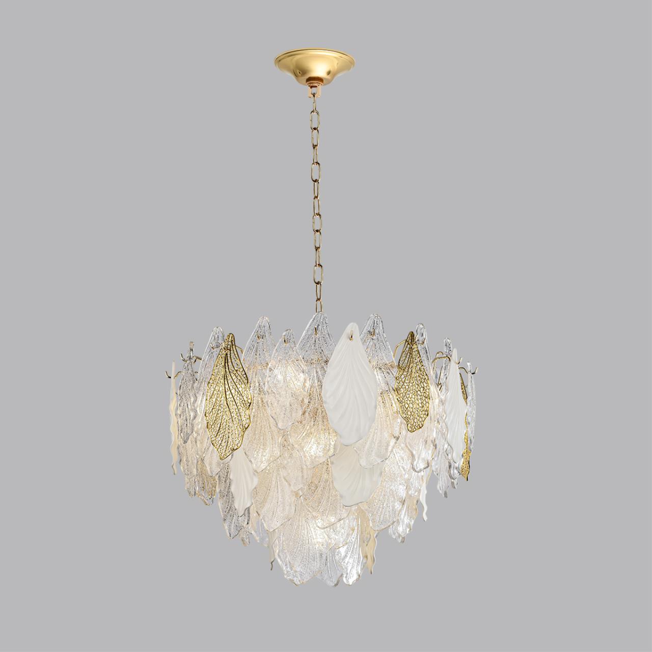 Люстра ODEON LIGHT HALL LACE золотой E14*15 10W
