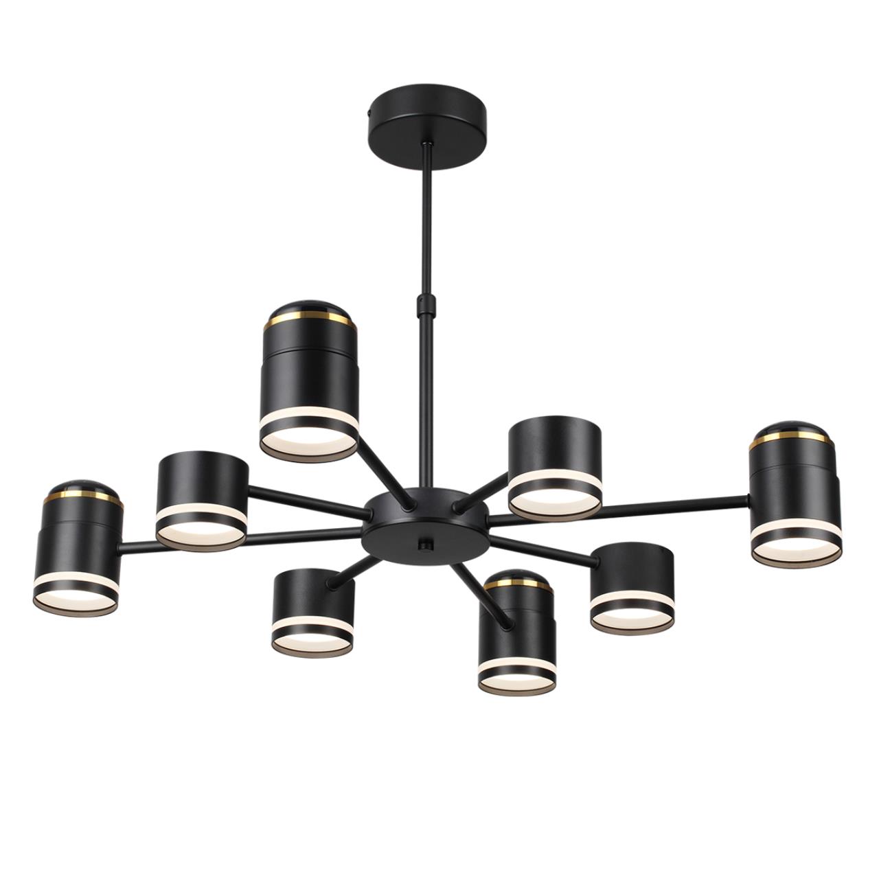 Люстра на штанге LUMION COMFI VIRSAVA черный GX53*8 10W