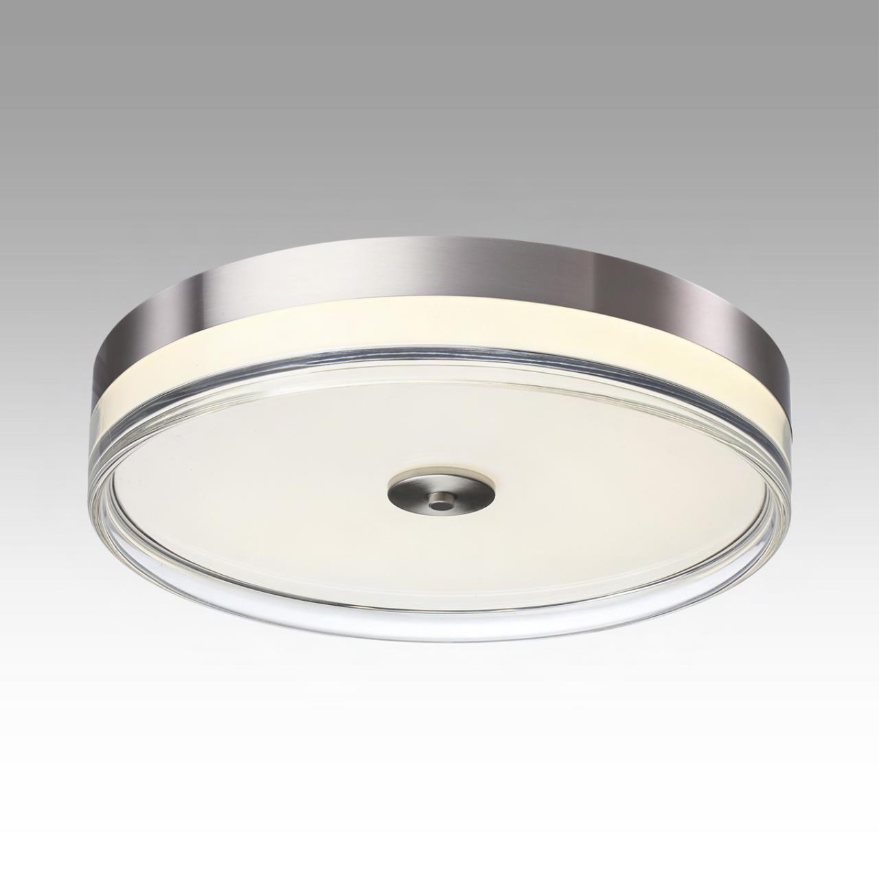 Настенно-потолочный светильник SONEX MITRA LED INFINITA серебристый LED*1 76W