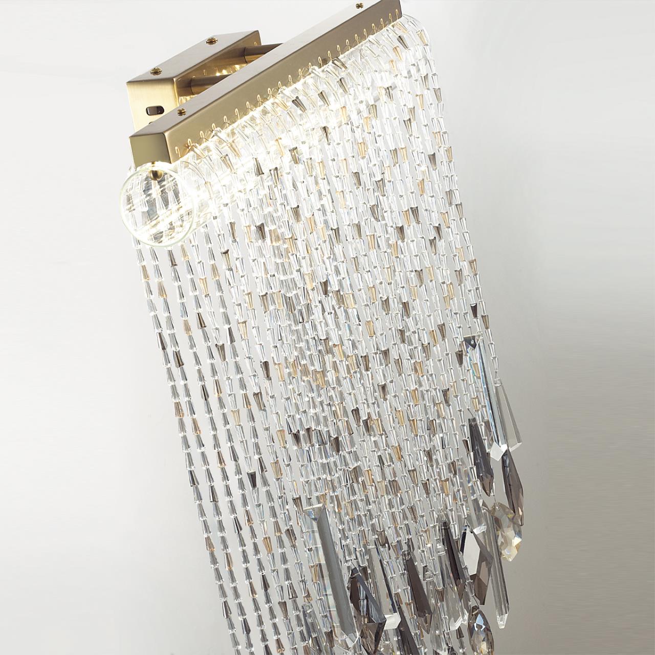 Настенный светильник ODEON LIGHT EXCLUSIVE HALL AFINA бронзовый LED*1 24W