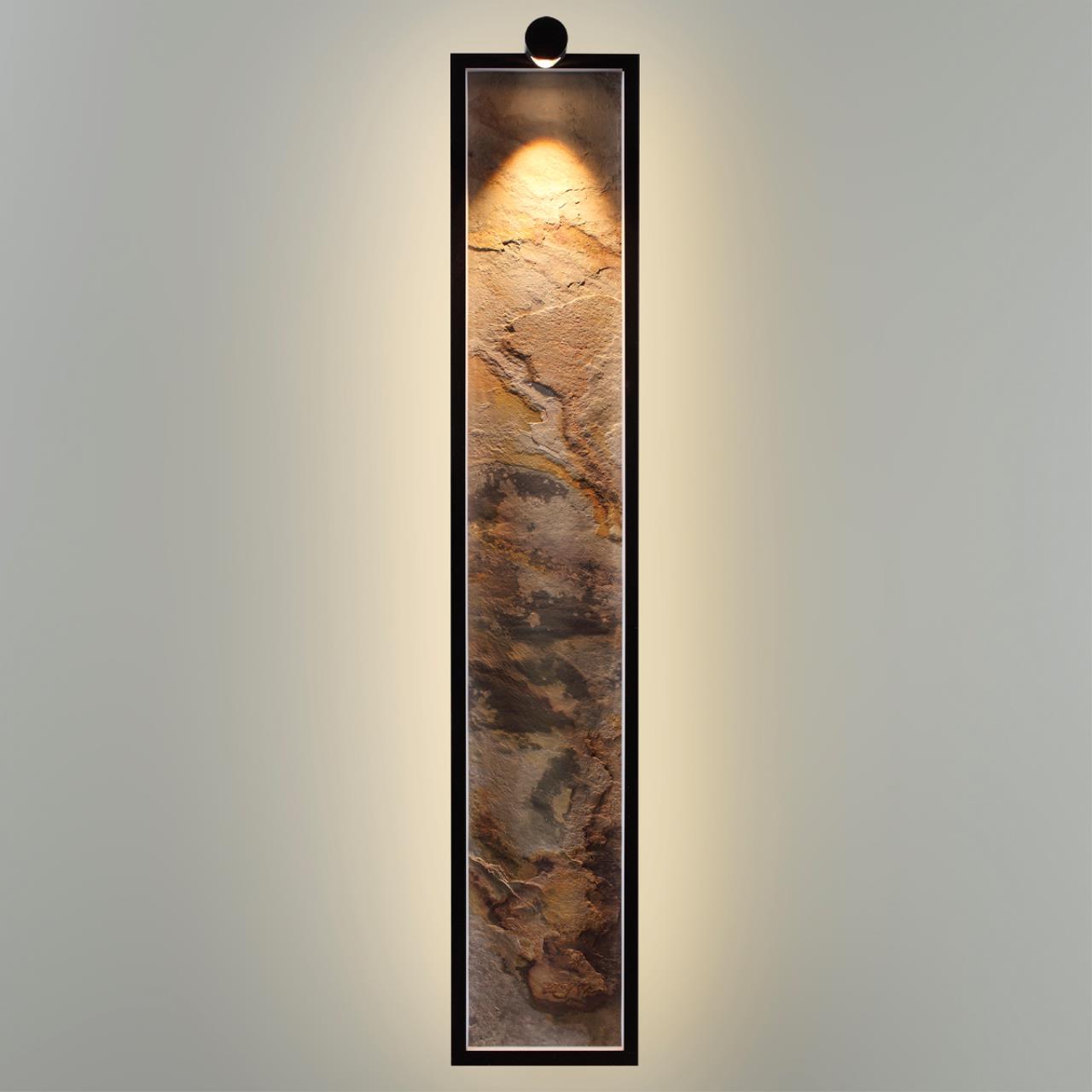 Настенный светильник ODEON LIGHT L-VISION STOFLAKE черный LED*1 35W
