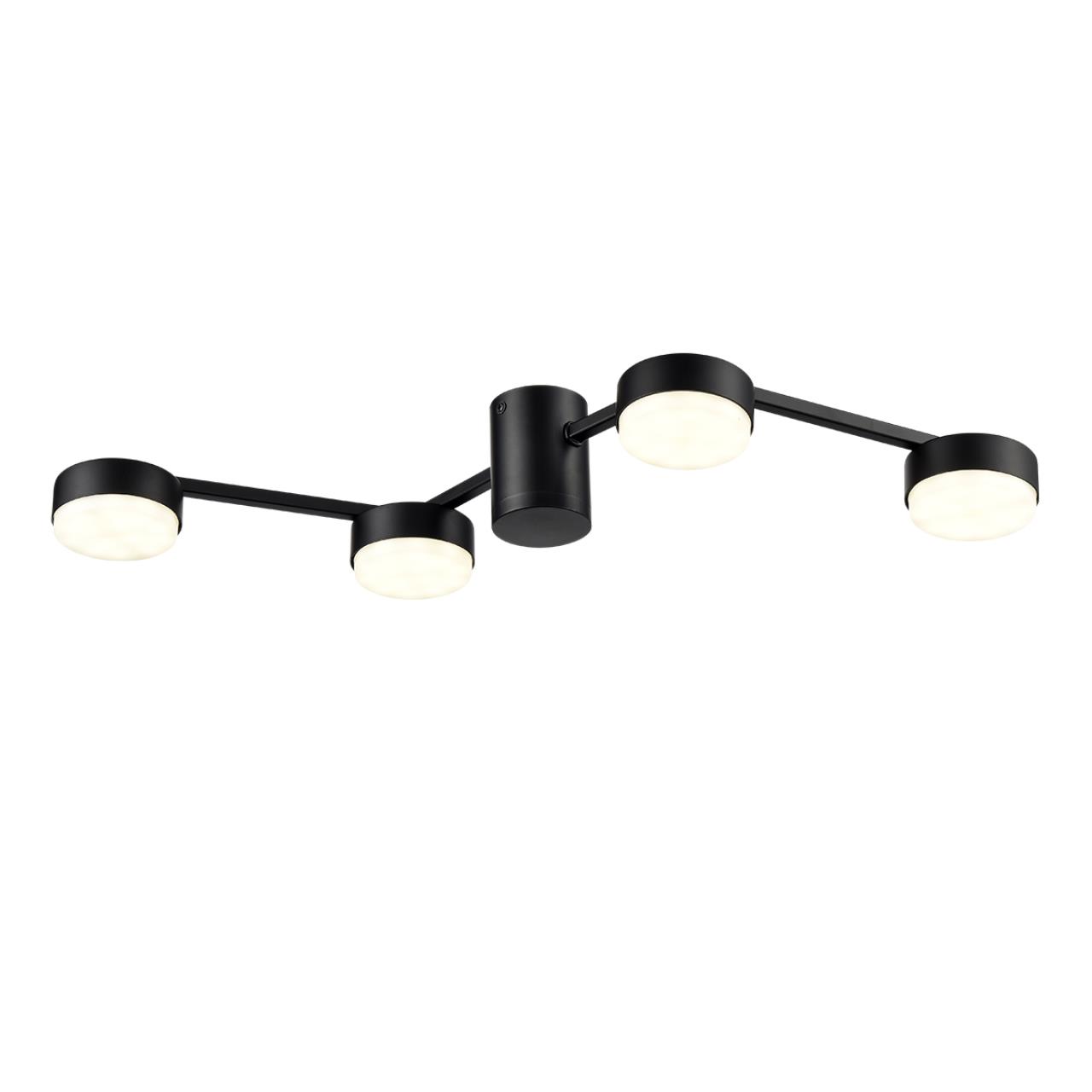 Люстра потолочная LUMION COMFI SANATA черный GX53*4 10W