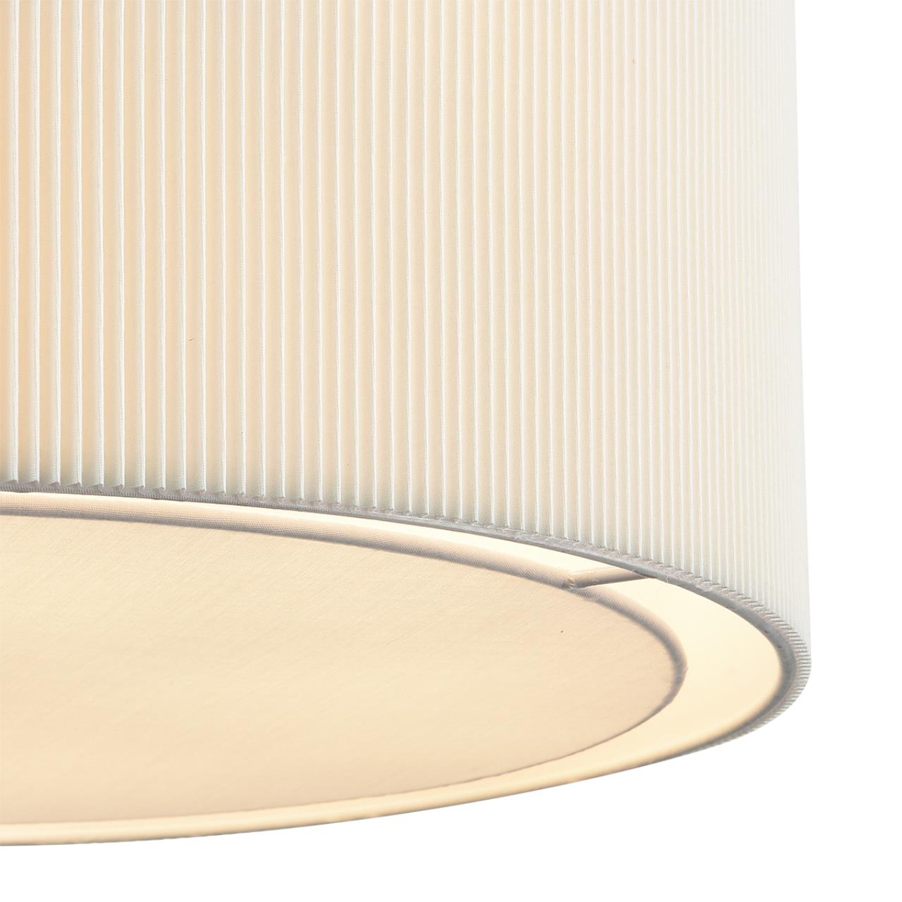 Люстра на штанге LUMION MODERNI ZIGRISA хром E14*5 10W плафон белый