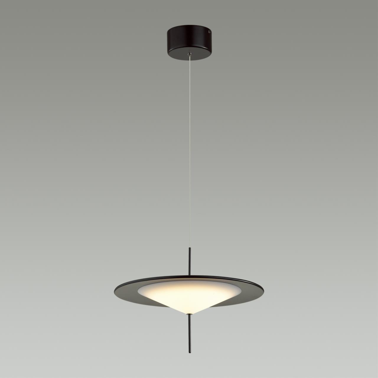 Подвес ODEON LIGHT L-VISION Steka черный LED*1 16W
