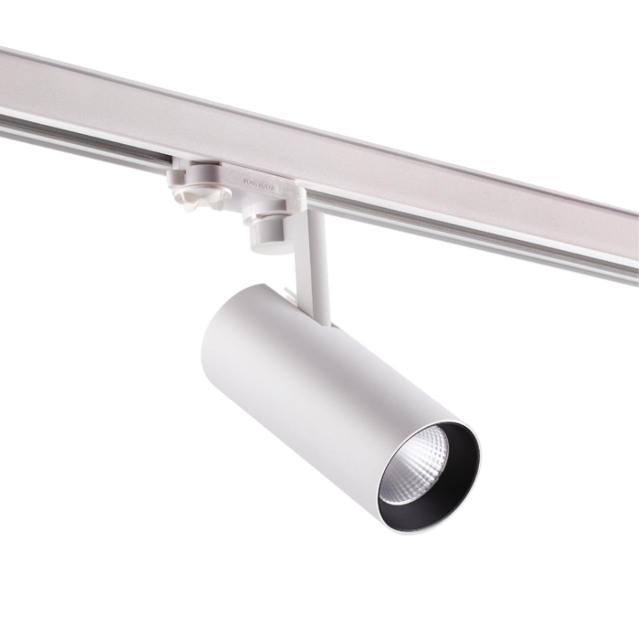 Трехфазный трековый светодиодный светильник NOVOTECH PORT HELIX белый LED*1 10W