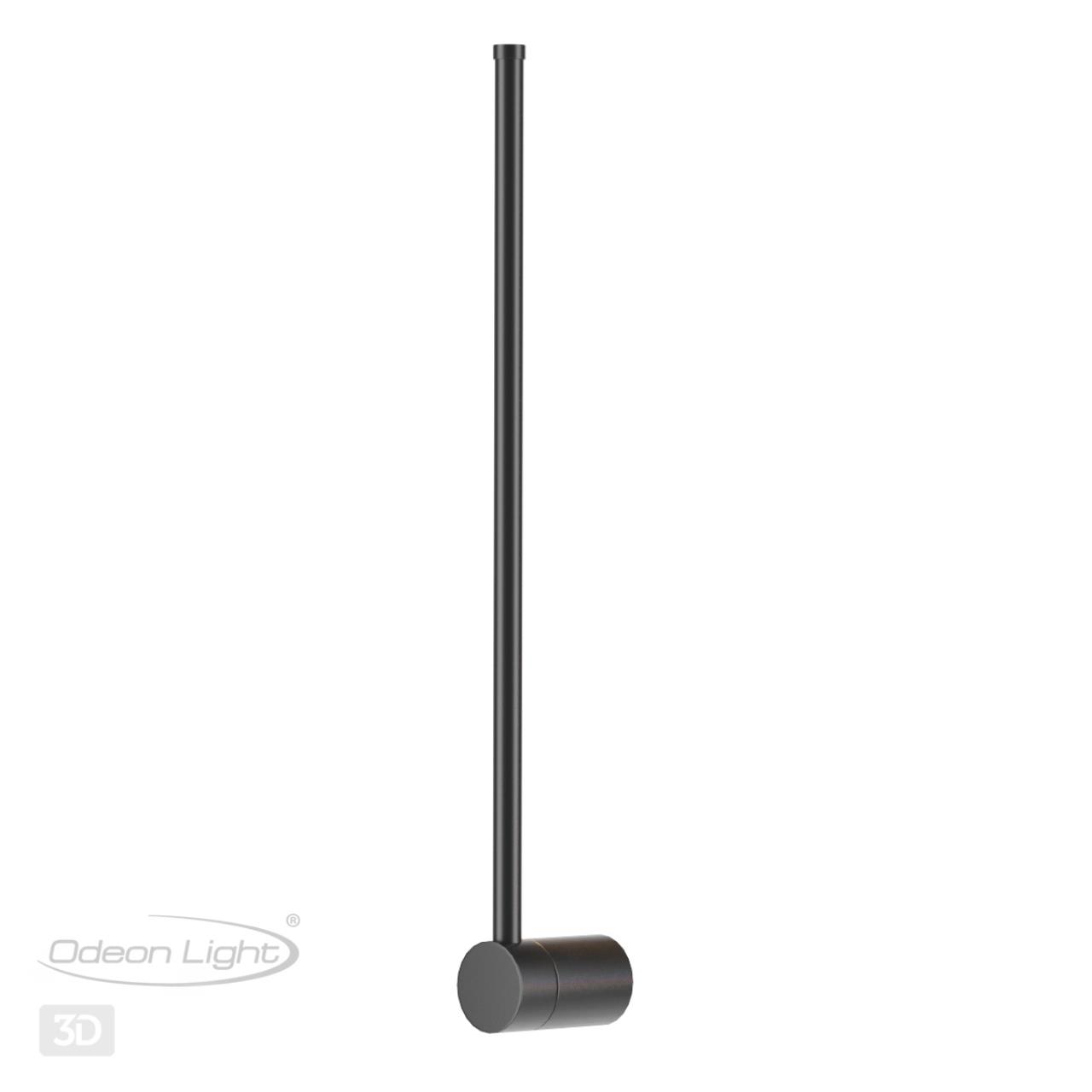 Настенный светильник ODEON LIGHT HIGHTECH FILLINI черный LED*1 1*12W 3000К плафон белый