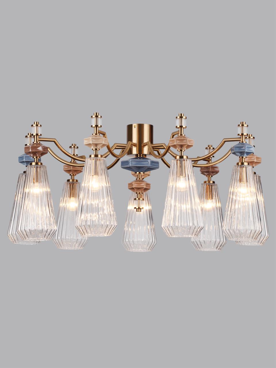 Люстра ODEON LIGHT EXCLUSIVE MODERN TERRA античная бронза, латунь E14*9 10W