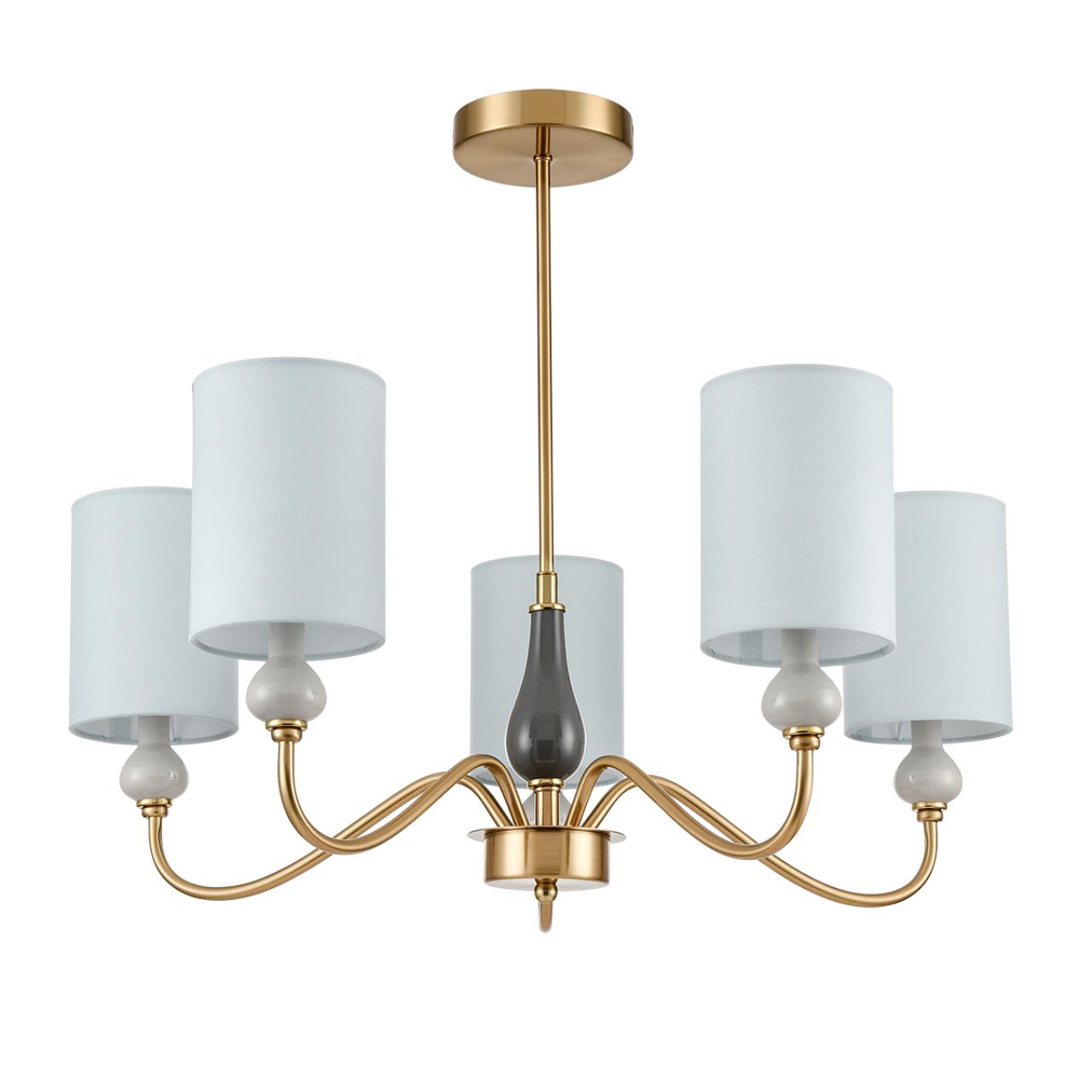Люстра на штанге LUMION CLASSI ANRI латунь E14*5 10W