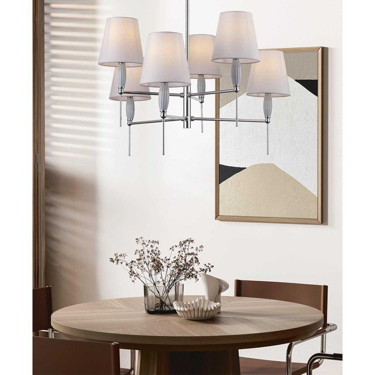 Люстра LUMION CLASSI KARMEN хром E14*6 10W