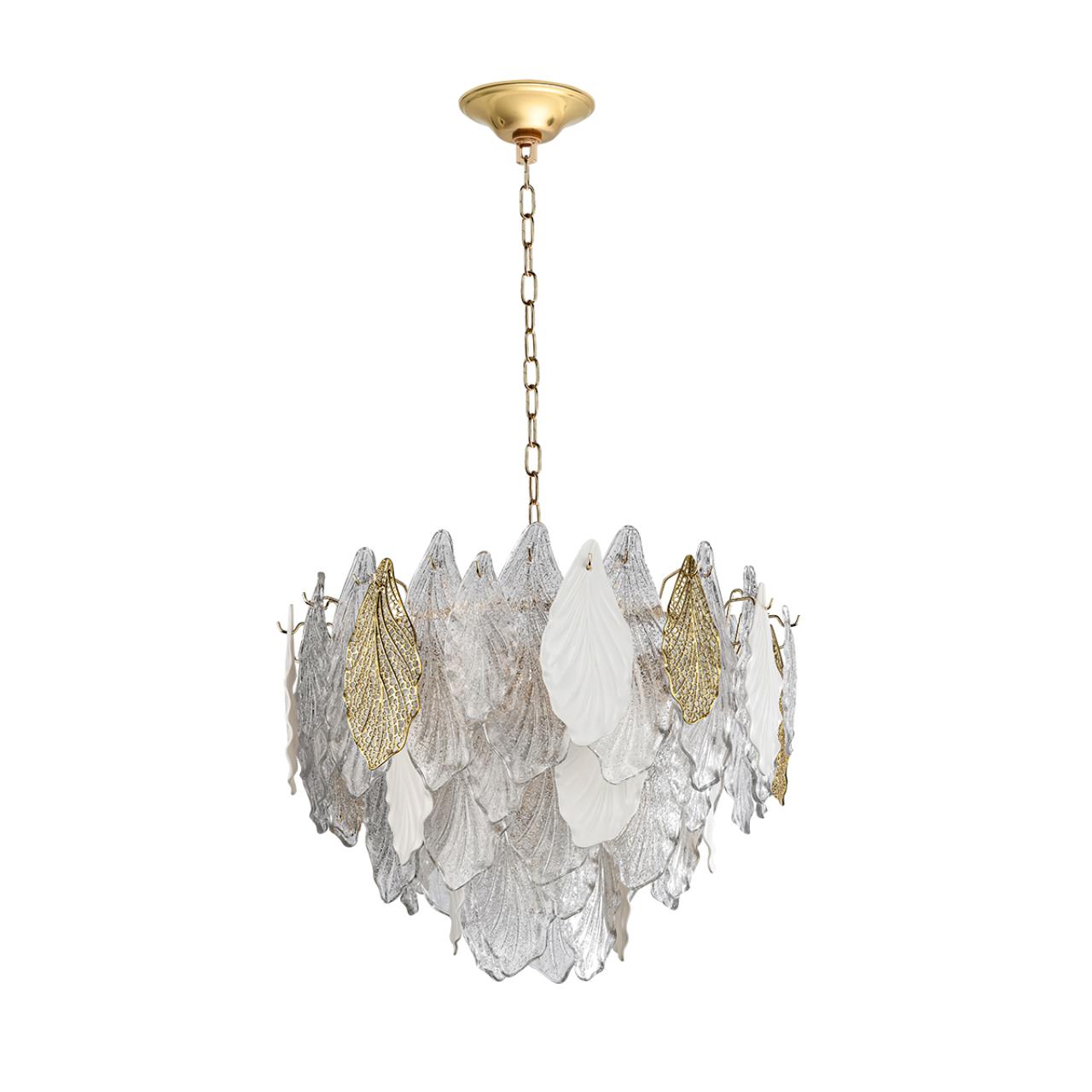 Люстра ODEON LIGHT HALL LACE золотой E14*15 10W