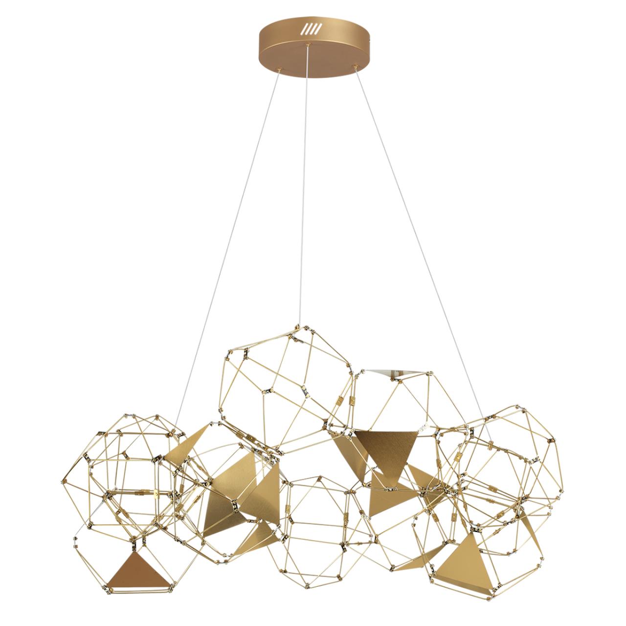 Люстра ODEON LIGHT L-VISION TRELLIS античная бронза, латунь LED*1 56W