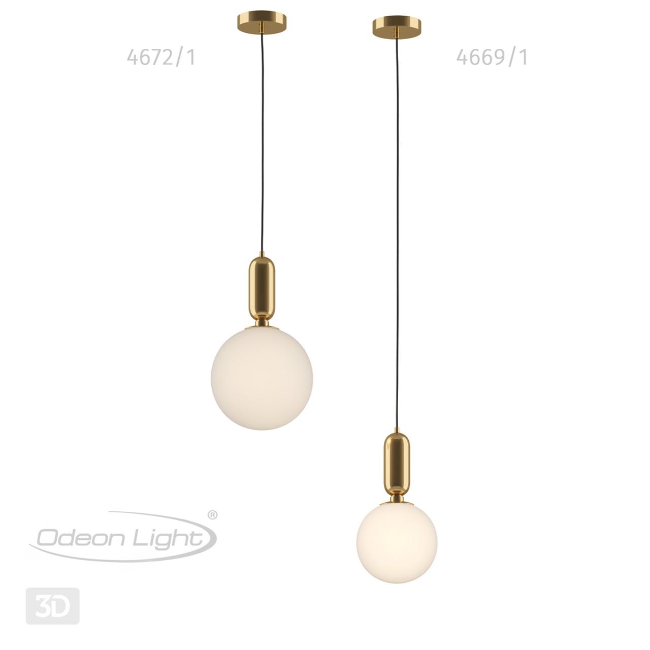 Подвес ODEON LIGHT PENDANT OKIA золотой