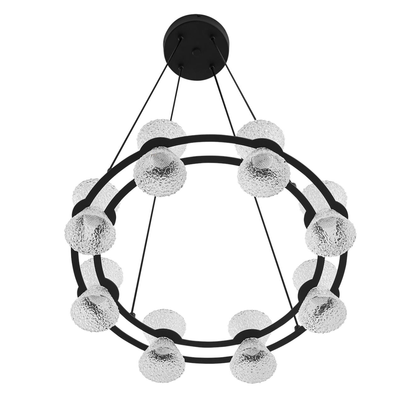Люстра подвесная LUMION LEDIO VINORA черный LED*1 28W