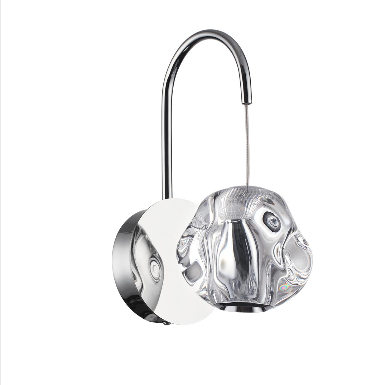 Бра ODEON LIGHT L-VISION JEMSTONE хром LED*1 5W