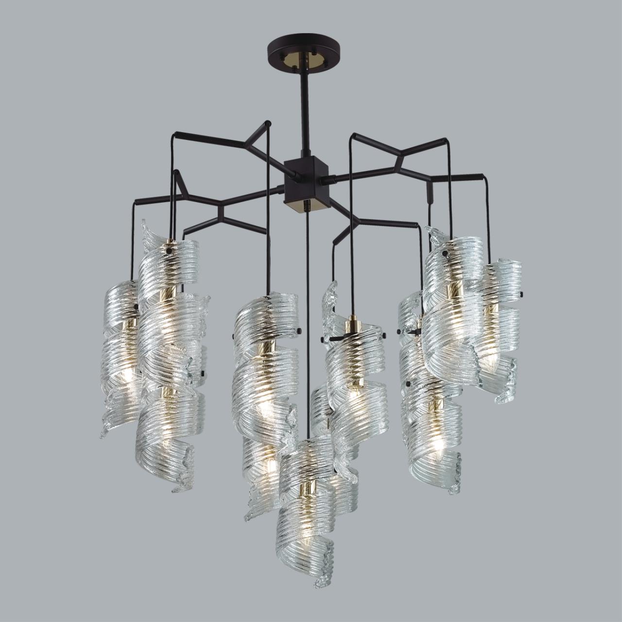 Люстра ODEON LIGHT EXCLUSIVE MODERN FUSILLI черный