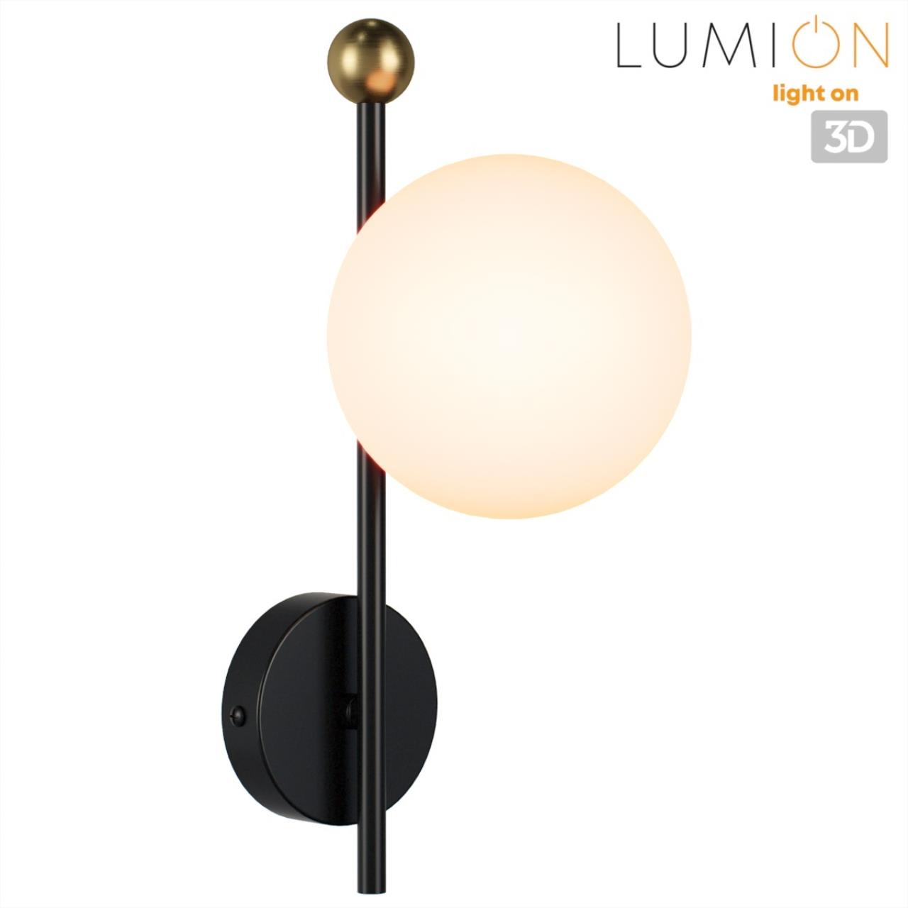 Светильник настенный LUMION MODERNI MELODY черный, золотой