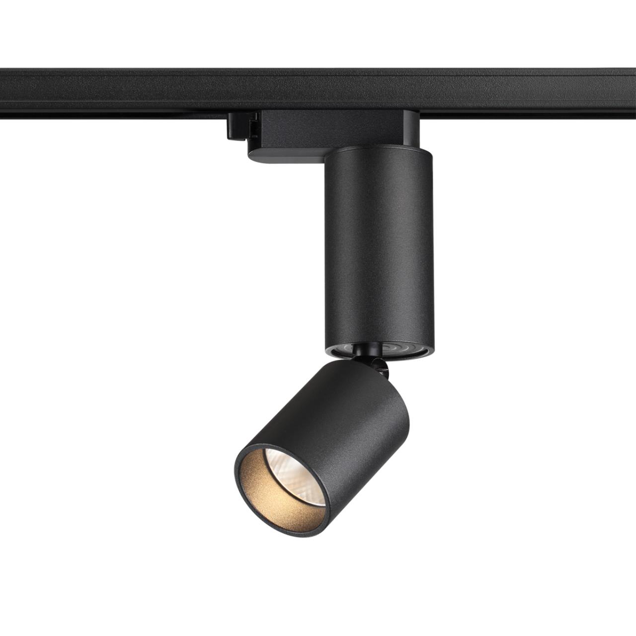 Светильник светодиодный однофазный трехжильный трековый NOVOTECH PORT TUBO черный LED 5W