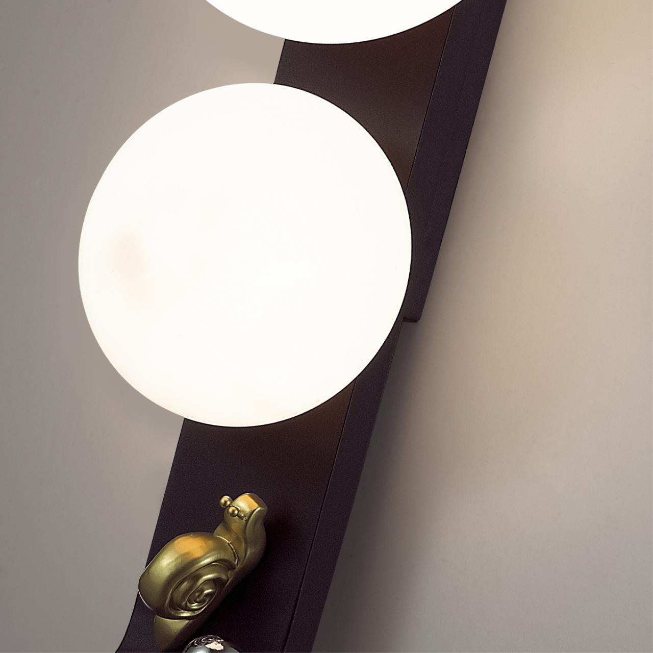 Уличный  настенный светильник IP54 ODEON LIGHT EXCLUSIVE NATURE LUMA черный