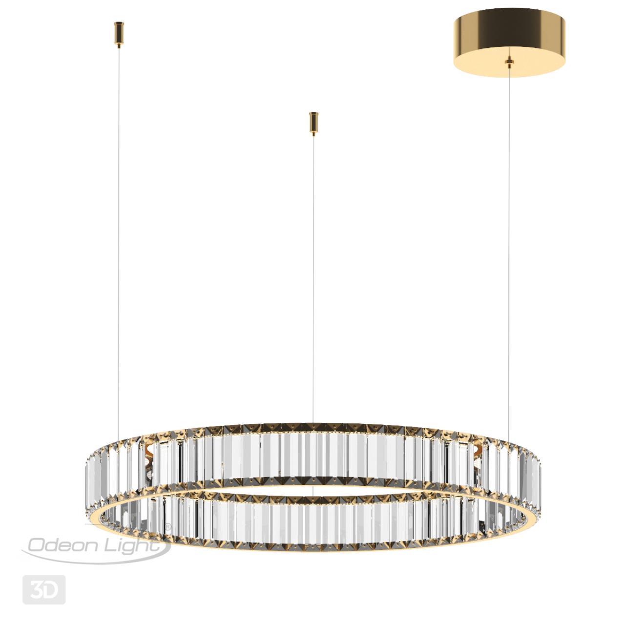 Люстра ODEON LIGHT L-VISION Vekia золотой LED*1 36W