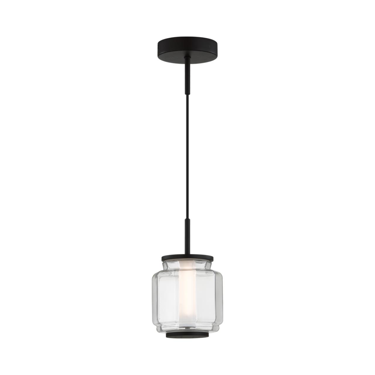 Подвес ODEON LIGHT EXCLUSIVE HIGHTECH JAM черный LED*1 5W 3000К плафон прозрачный