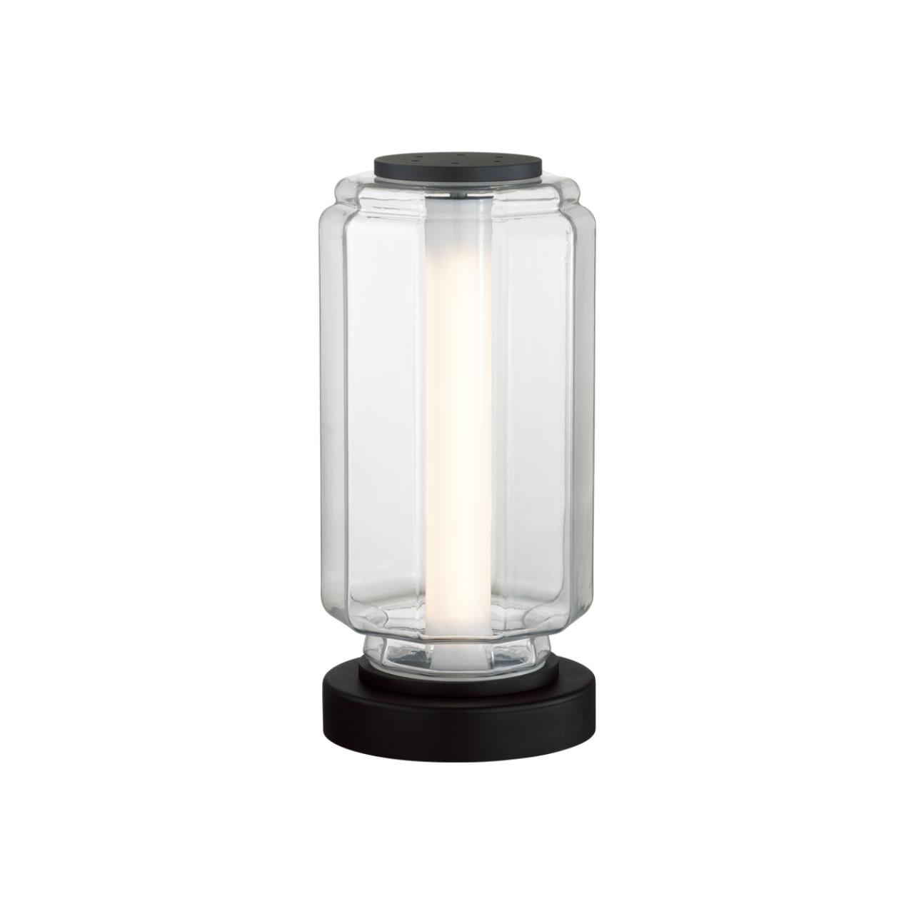 Настольная лампа ODEON LIGHT EXCLUSIVE HIGHTECH JAM черный LED*1 10W 3000К плафон прозрачный